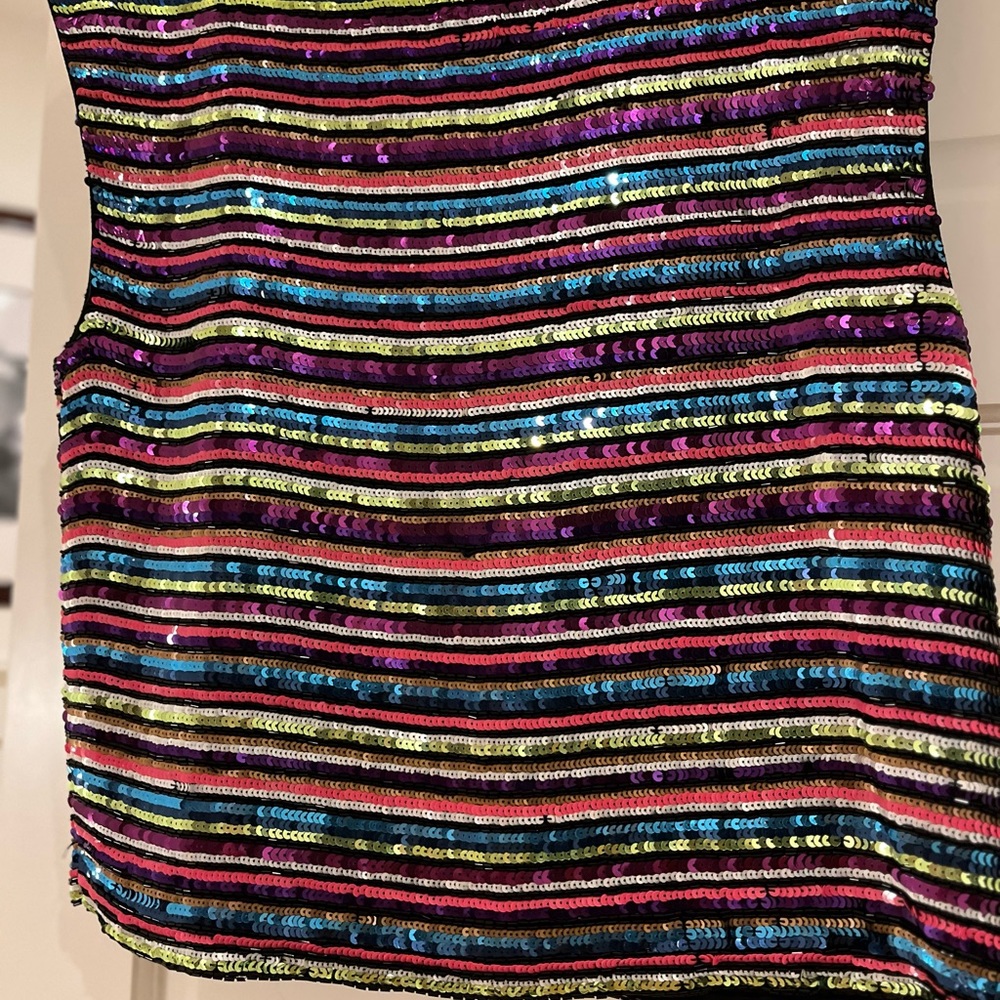 Tracy Reese Colorful sequin top